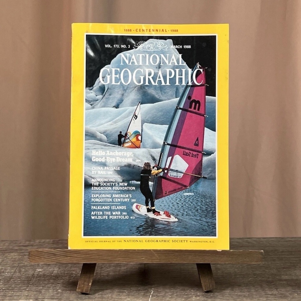 Vtg National Geographic Magazine March 1988 Vol 173 No 3 Anchorage Dream